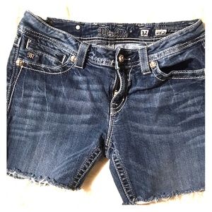 Miss Me cut off denim shorts